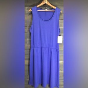 Periwinkle blue new with tags LuLaRoe tank dress- Size 2Xl